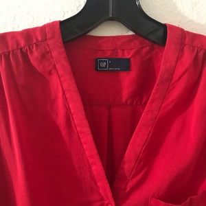 Gap Corvette Red Blouse (Small)